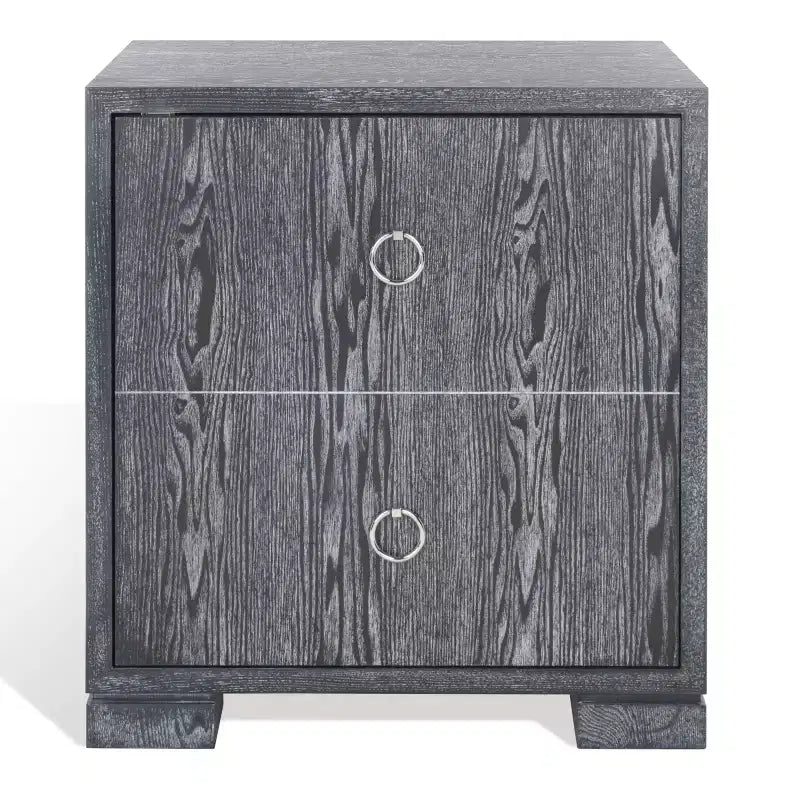 Laila Lacquer Chest - SFV3511 - Black Cerused Oak - Safavieh Couture