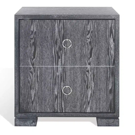 Laila Lacquer Chest - SFV3511 - Black Cerused Oak - Safavieh Couture