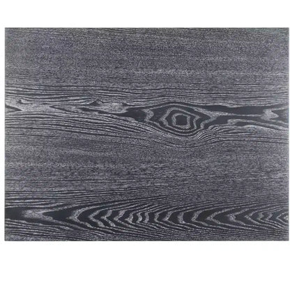 Table de nuit en laque, finition chêne cérusé noir, MDF et alliage de zinc, capacité de 227 kg