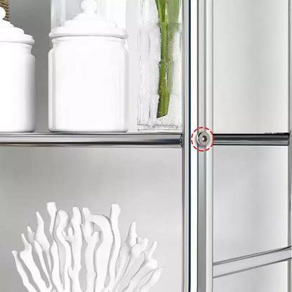Meuble de Rangement Sur WC, Métal, Porte-Papier & Crochets, Sur Pied Sans Perçage, Blanc