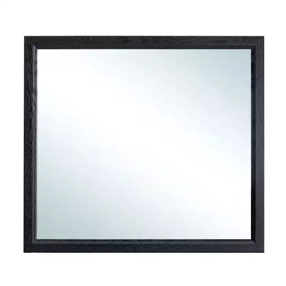 Passion Furniture Glasgow 39 in. W x 35 in. H Rectangle Framed Dresser Mirror