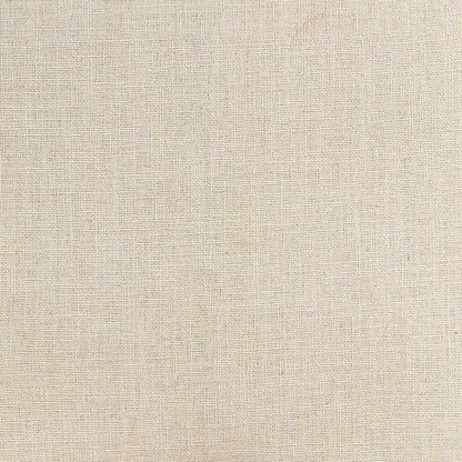 Tabouret de comptoir en tissu texturé lin beige, design Art Déco, cadre en fer arqué, dossier mi-hauteur